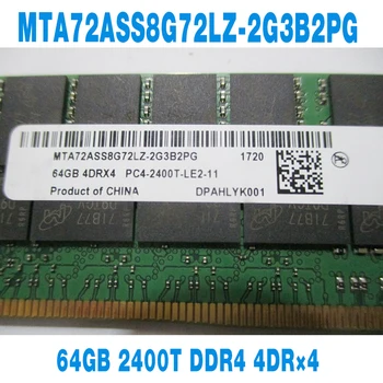 1 шт. Для MT RAM 64G 64GB 2400T DDR4 2400 4DR ×4 RECC RDIMM Серверная память Быстрая доставка Высокое Качество MTA72ASS8G72LZ-2G3B2PG 