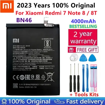 100% Оригинальная Замена 4000 мАч BN46 Аккумулятор Для Xiaomi Redmi 7 Note8 Note 8 8T Аккумулятор Для Телефона Bateria Batterie AKKU Бесплатные Инструменты
