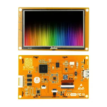 4,3-дюймовый TFT-ЖК-дисплей 800 * 480 с процессором 1 ГГц, драйвером и программным обеспечением STONE Designer Может управляться любым MCU