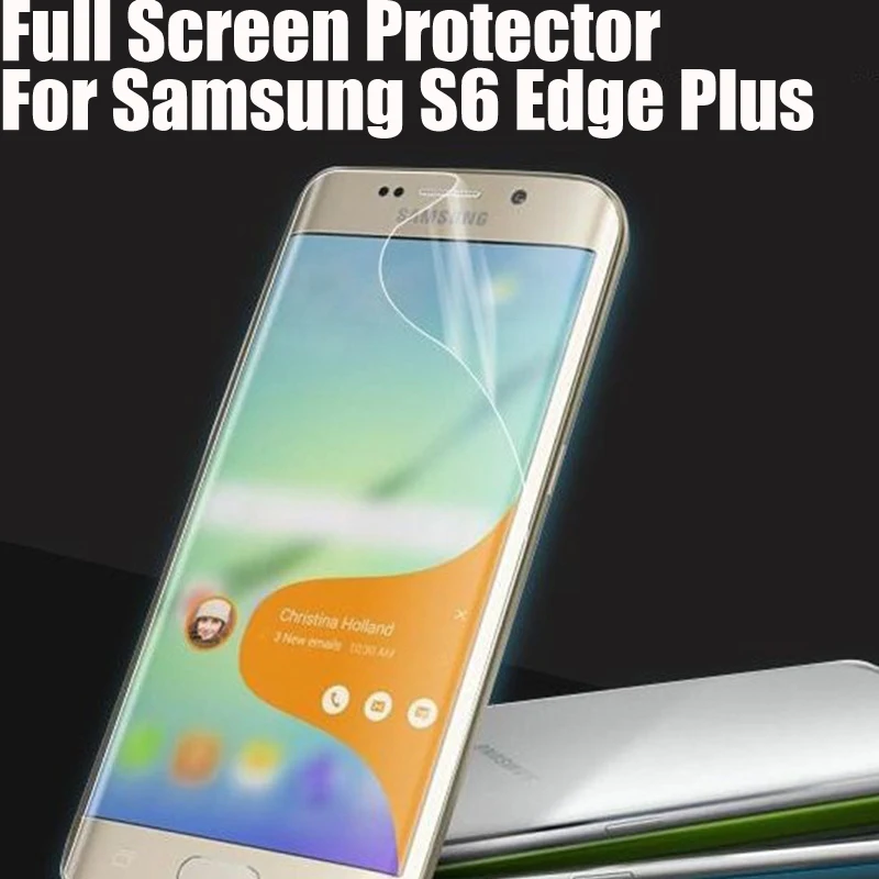 50 шт./лот Полноэкранная Защитная пленка Для Samsung Galaxy S6 Edge Plus G9280 Полноразмерная Защитная пленка для экрана Для S6 edge + 50