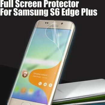 50 шт./лот Полноэкранная Защитная пленка Для Samsung Galaxy S6 Edge Plus G9280 Полноразмерная Защитная пленка для экрана Для S6 edge + 5