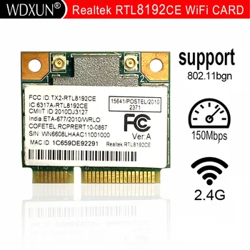 AzureWave AW-NE178H Беспроводная мини-карта PCIe стандарта 802.11bgn RTL8192CE RTL8192 8192CE RTL8192