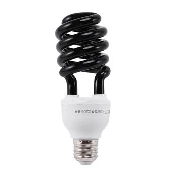 E27 40 Вт УФ-ультрафиолетовая флуоресцентная лампа Blacklight CFL 220 В Форма лампы: спиральная Мощность Напряжение: 40 Вт 220 В
