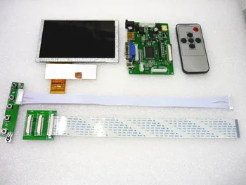 HDMI + 2AV + VGA 5-дюймовый автомобильный ЖК-проектор HSD050IDW1 с разрешением 800x480, мониторы для бортовых компьютеров 