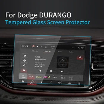 Автомобильные наклейки, протектор экрана для DODGE Durango 2023, дисплей Навигатора, Защитная пленка из закаленного стекла, автомобильные аксессуары для транспортных средств