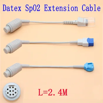 адаптер датчика SpO2 длиной 2,4 м/удлинительный кабель, TS-G3, OXY-C3 и OXY-SL3 для монитора пациента Datex-GE/Ohmeda,