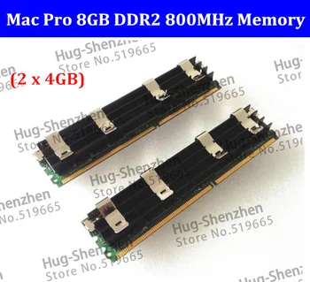 Бесплатная доставка, 100% оригинал для Mac Pro, память 8 ГБ (2x4 ГБ) DDR2 PC2-6400 FB-Dimm, память DDR2-800 МГц