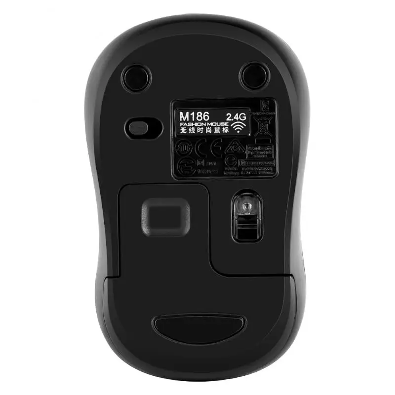 Беспроводная мышь 2,4 ГГц, USB-приемник 1200 точек на дюйм, Bluetooth-совместимая Компьютерная игровая мышь без звука3