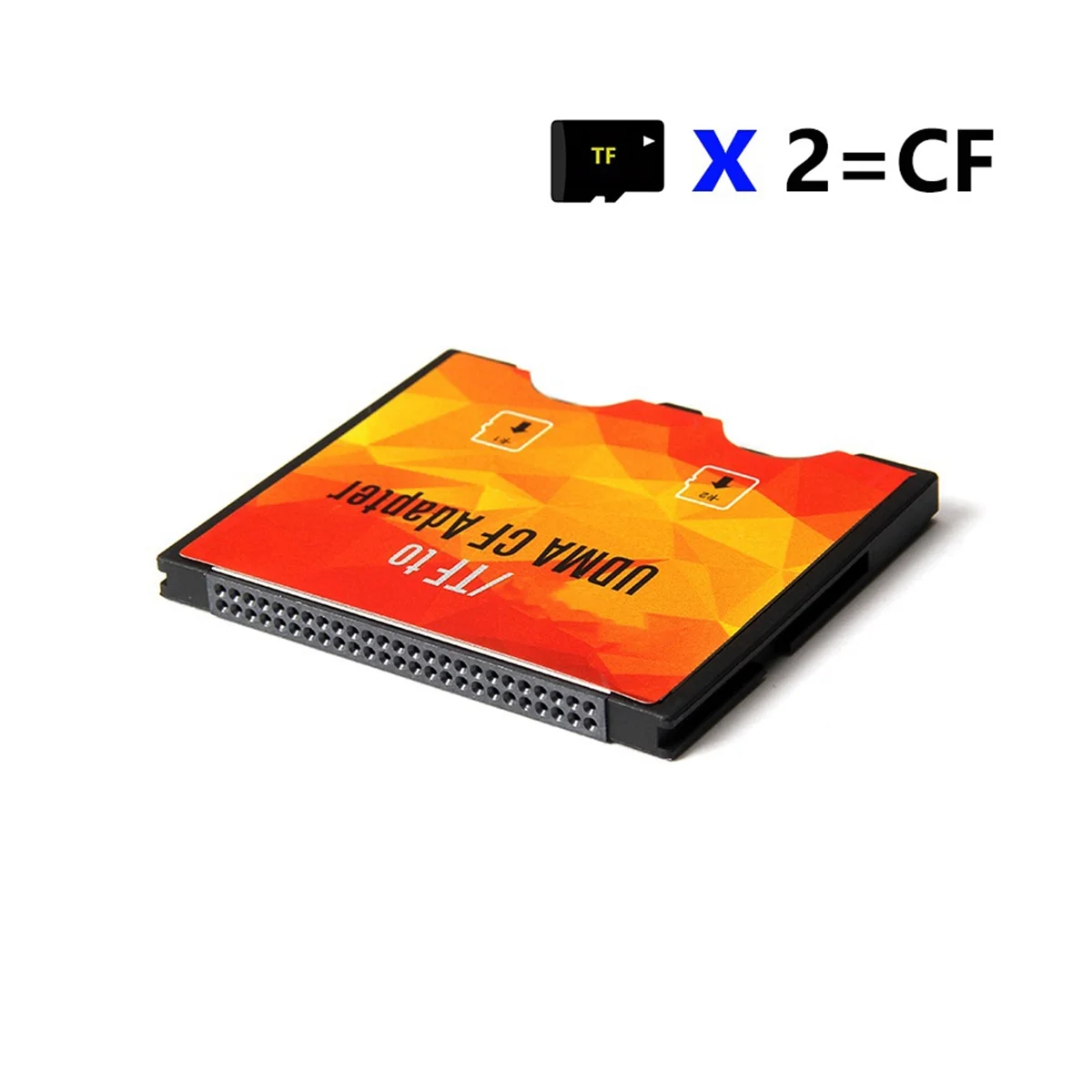 Двойной адаптер TF-CF для держателя компактной флэш-карты Micro-SD-CF Поддерживает CF-адаптер высокоскоростной камеры XC TFSD-CF1