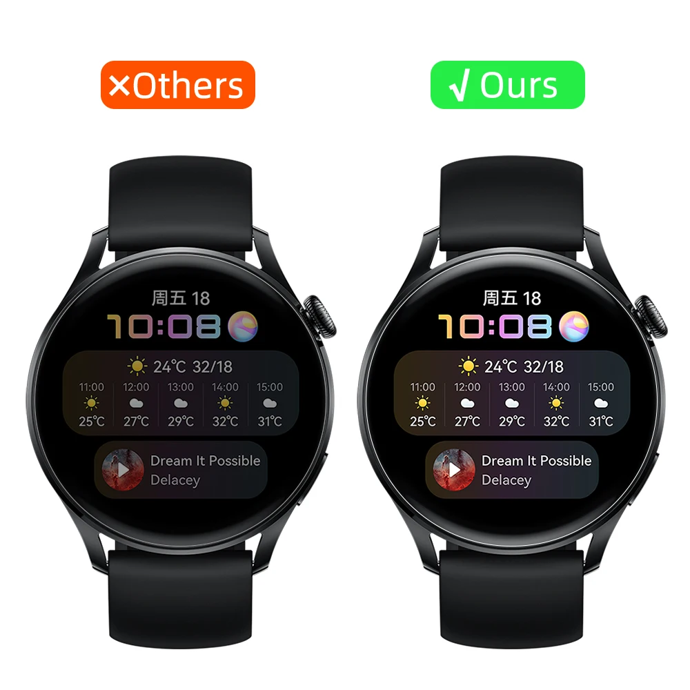 Для Huawei Watch 3 Защитная пленка Протектор экрана Для Huawei Watch 3 Pro SmartWatch Изогнутая Защитная Гидрогелевая пленка (не стеклянная5