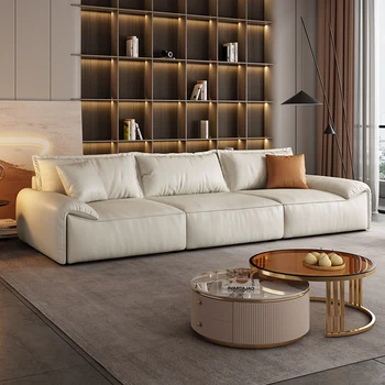 Европейские слоеные диваны для гостиной, модульные роскошные ленивые современные диваны для гостиной, роскошная белая мебель в скандинавском стиле Sessel Wohnzimmer
