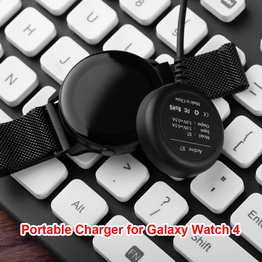 Зарядный Кабель Для Samsung Galaxy Watch 4 Classic 42 мм 46 мм Зарядное устройство Док-станция Для Galaxy Watch 3 4 Active 2 1 Держатель Подставки Для Зарядки4