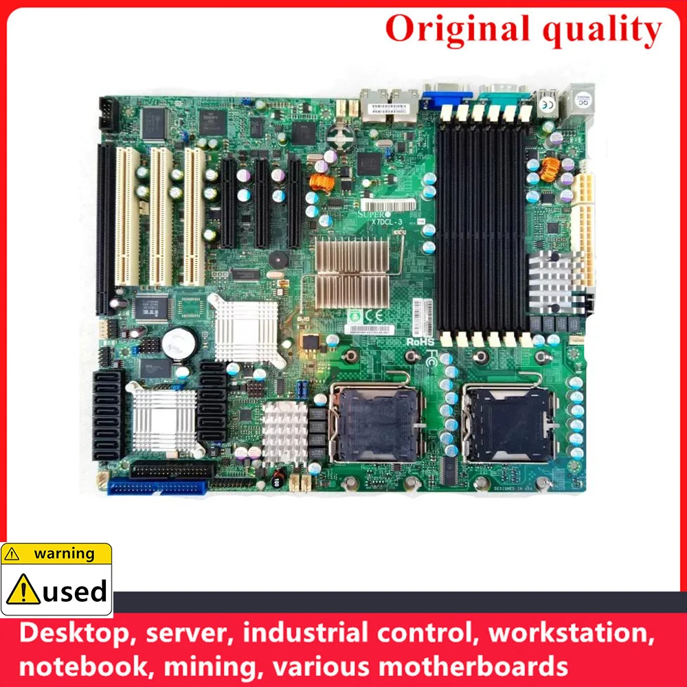 Используется для материнских плат supermicro X7DCL-3 LGA 771 DDR2 Серверная рабочая плата PCI PCI-E2.0 SATA II USB2.00
