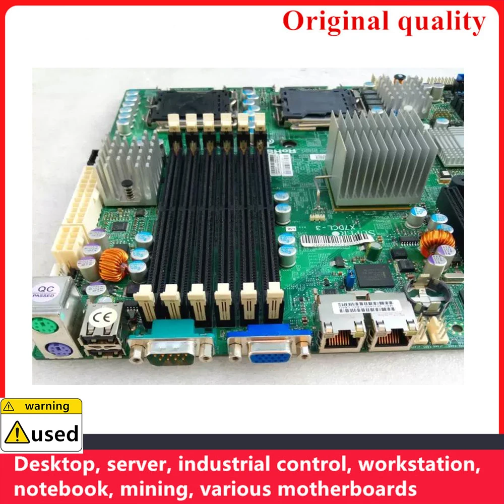 Используется для материнских плат supermicro X7DCL-3 LGA 771 DDR2 Серверная рабочая плата PCI PCI-E2.0 SATA II USB2.01
