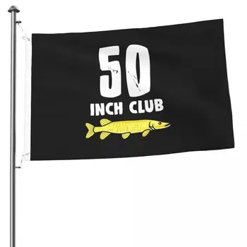 Маска Американский флаг Рыболовная Одежда Забавная рыба Подарочный Флаг Латунные Втулки 2x3 Фута Флаг Двусторонний флаг