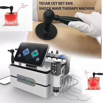 Профессиональная Интеллектуальная терапия Tecar Обезболивающее CET RET EMS Мышечная Стимуляция ESWT Оборудование Shockwave ED