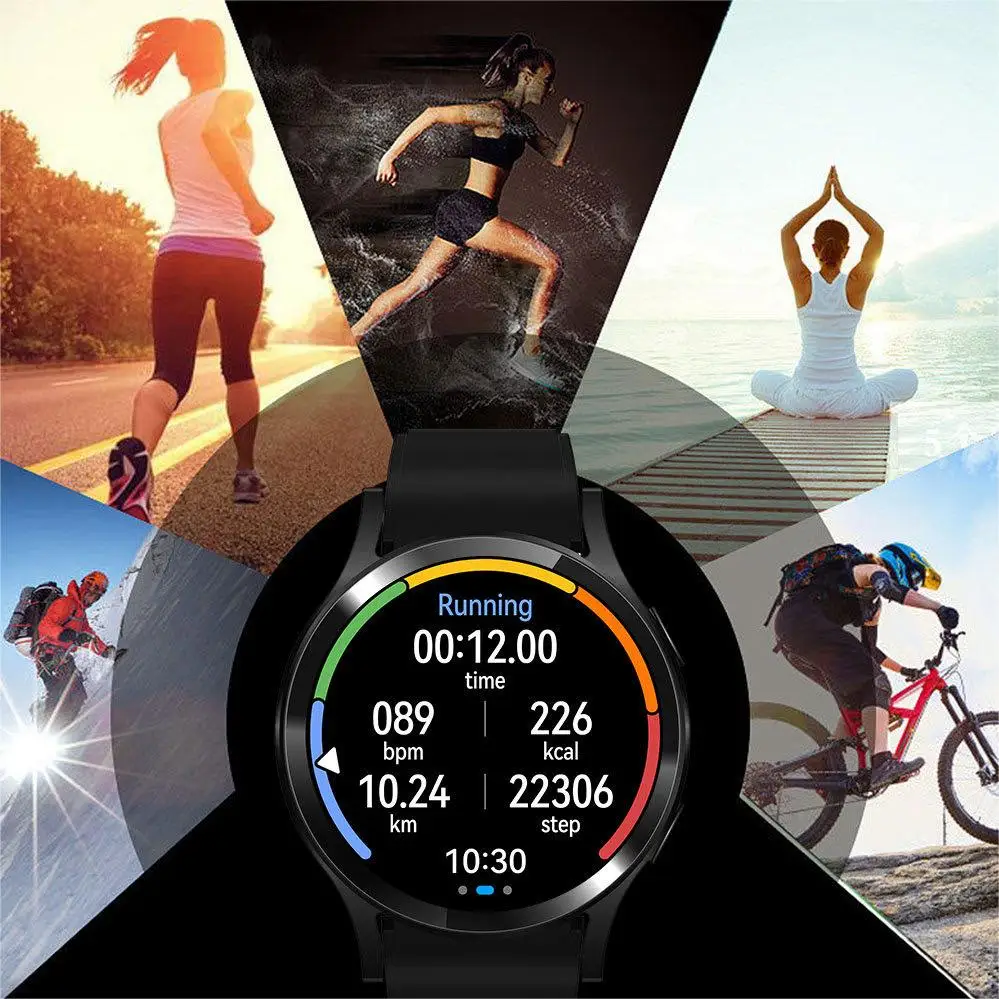 2023 Новые Умные часы Мужские Спортивные Фитнес-часы с полным сенсорным экраном IP67, водонепроницаемые Bluetooth Для Android ios, умные часы Мужские + коробка2