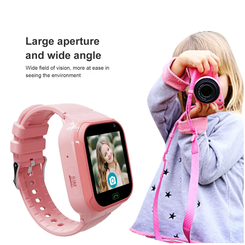 4G Детские смарт-часы-телефон 1,44 дюйма С WIFI LBS SOS Видеозвонок Телефонные часы IP67 Водонепроницаемый Обратный звонок Smartwatch4