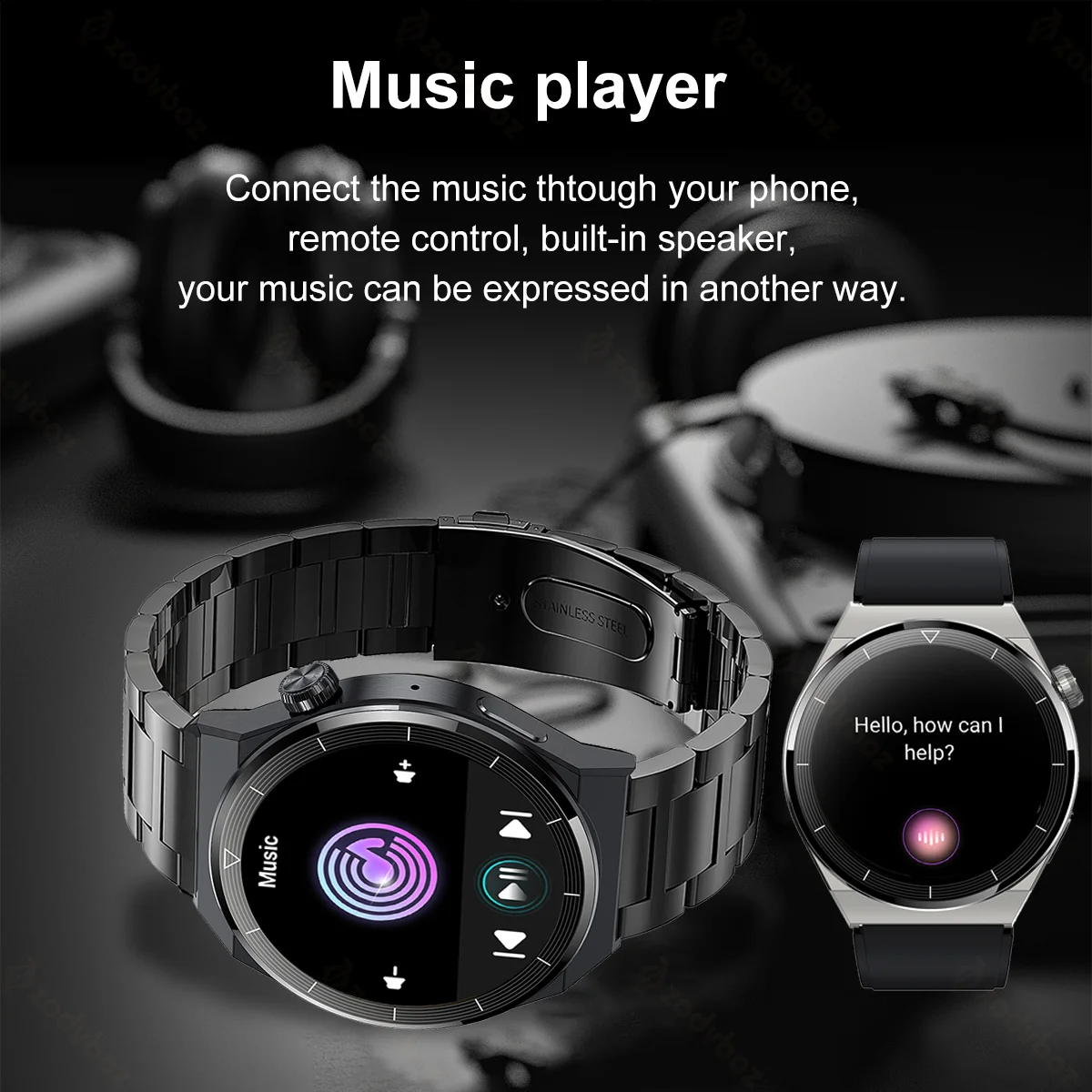 для HUAWEI GT3 Pro Smartwatch Мужские и Женские Водонепроницаемые Смарт-часы для Фитнеса с Gps, Подключенные По Bluetooth, Носимые (NFC) с искусственным интеллектом3